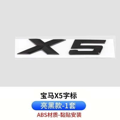 been modified to a glossy black | Car logo - standard-x5