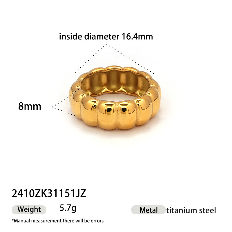Anillo de acero inoxidable básico de nicho de personalidad europea y americana de alta calidad, anillo cerrado universal, joyas transfronterizas