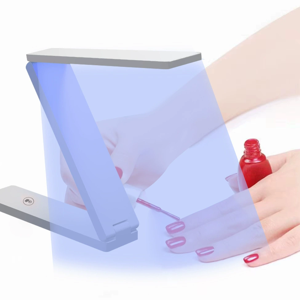 Новая USB-заряжаемая УФ-фототерапевтическая лампа настольная для освещения, уход за глазами, для общежития и спальни, складная с вилкой