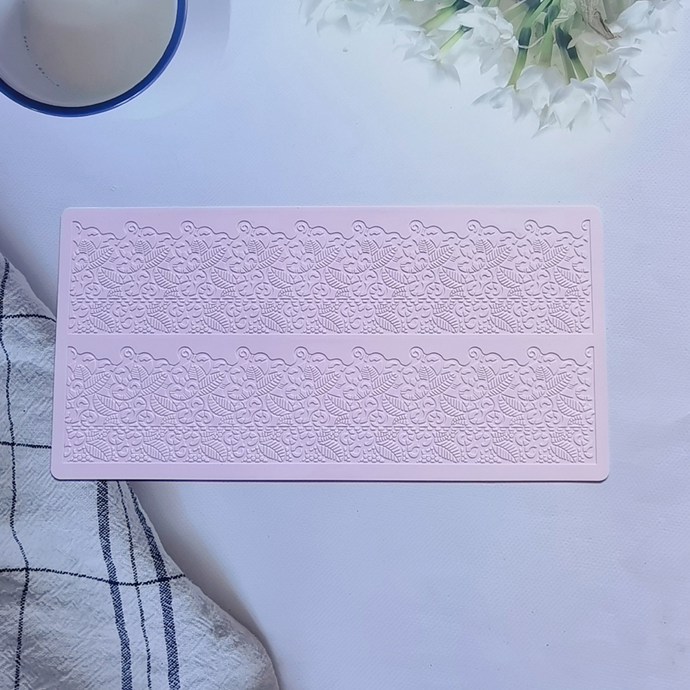 encaje 378 - 256 molde de silicona pastel de encaje molde de relieve herramientas de decoración de pastel de chocolate esterilla de relieve