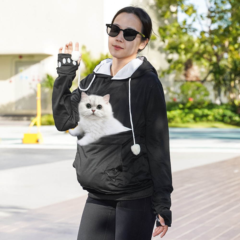 Otoño y invierno transfronterizos ropa de mujer europea mascota gato ropa de padres e hijos overcoat casual chaqueta con capuzas perros chaqueta de hombre