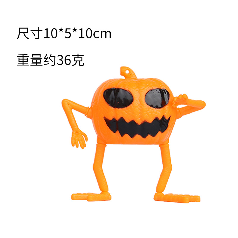 Adornos decorativos de Halloween, esqueletos, velas electrónicas, faroles de calabaza, accesorios para fiestas de Halloween, candelabros, faroles de calabaza image 27