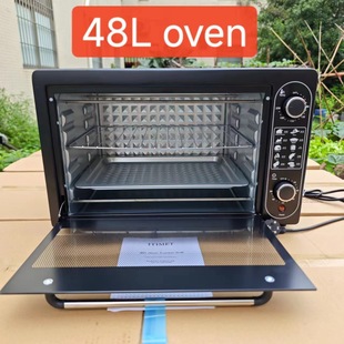 48L large capacity high power multi-function cross-border household electric oven source factory wholesale appointment timing baking