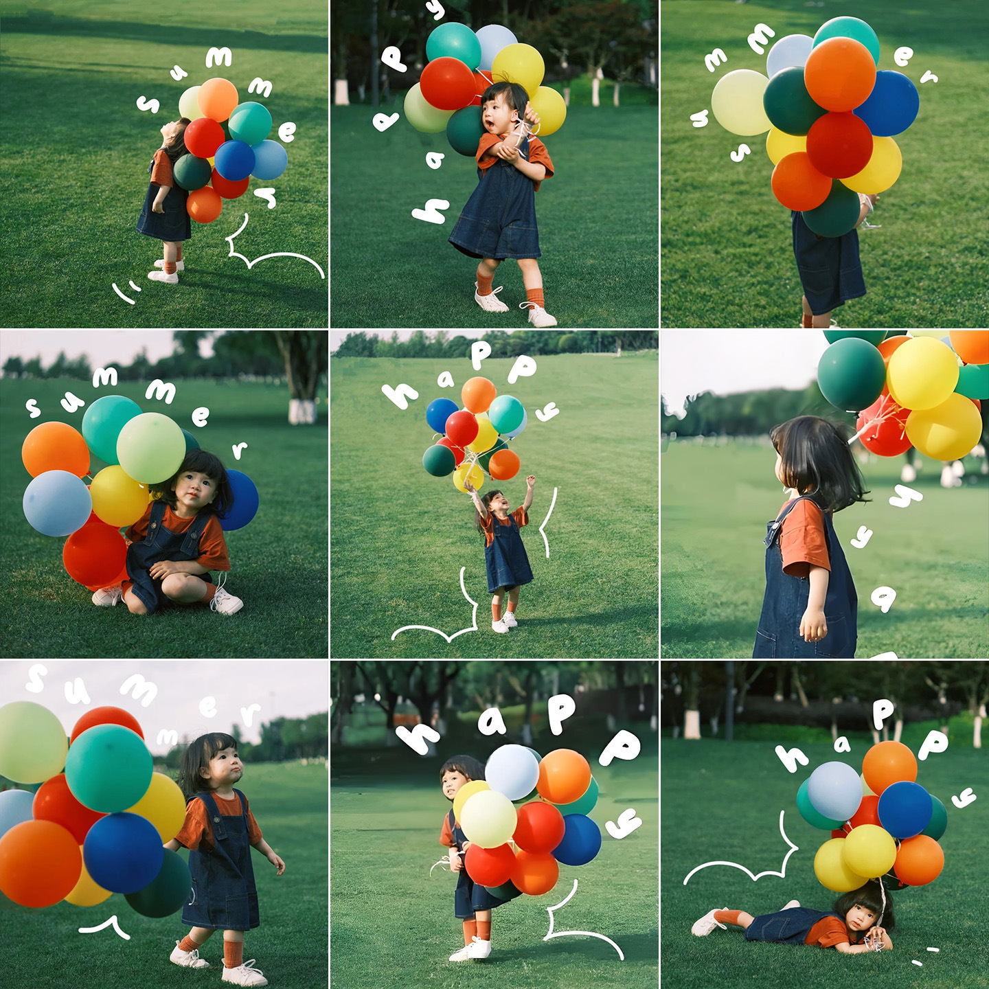 户外彩色马卡龙气球儿童生日布置场景装饰品周岁拍照道具批发10寸