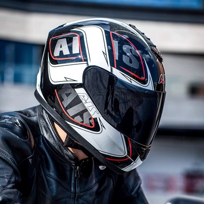 Electric Safety Helmets, Gray, 3C Certified, Motosiklet kaskı (dəbilqə) - white-flowers-with-black-tea-lenses-m