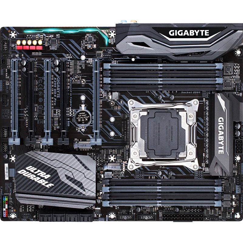 Совместимая рабочая станция материнская плата Gigabyte X299 UD4 Pro для Intel X299/LGA2066, повышенная производительность