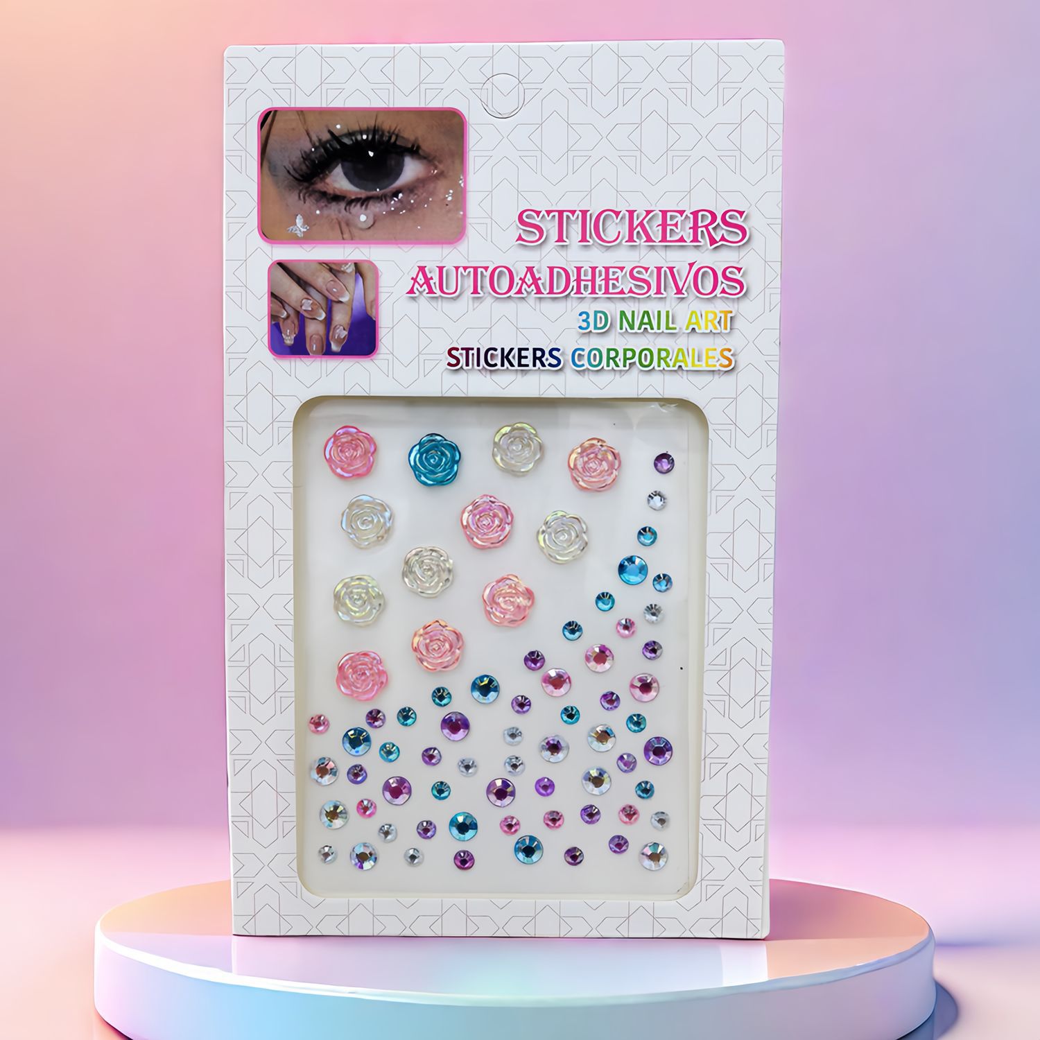 7가지 색상의 꽃 12개