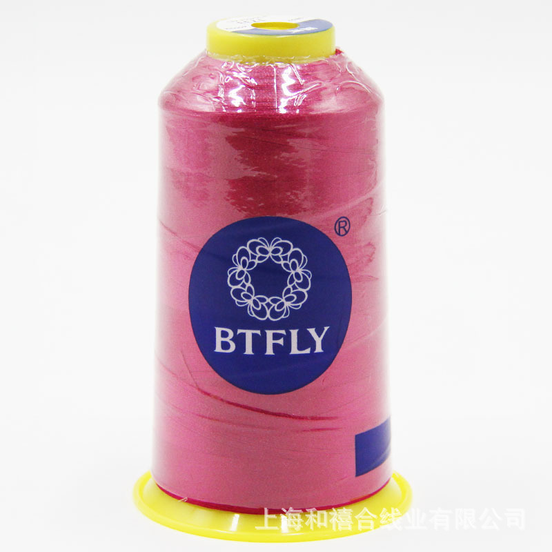 Mariposa marca hilo de bordado 108D / 2 hilo de bordado de poliéster de alta temperatura no desvanecerse calidad ecológica resistente al lavado brillante
