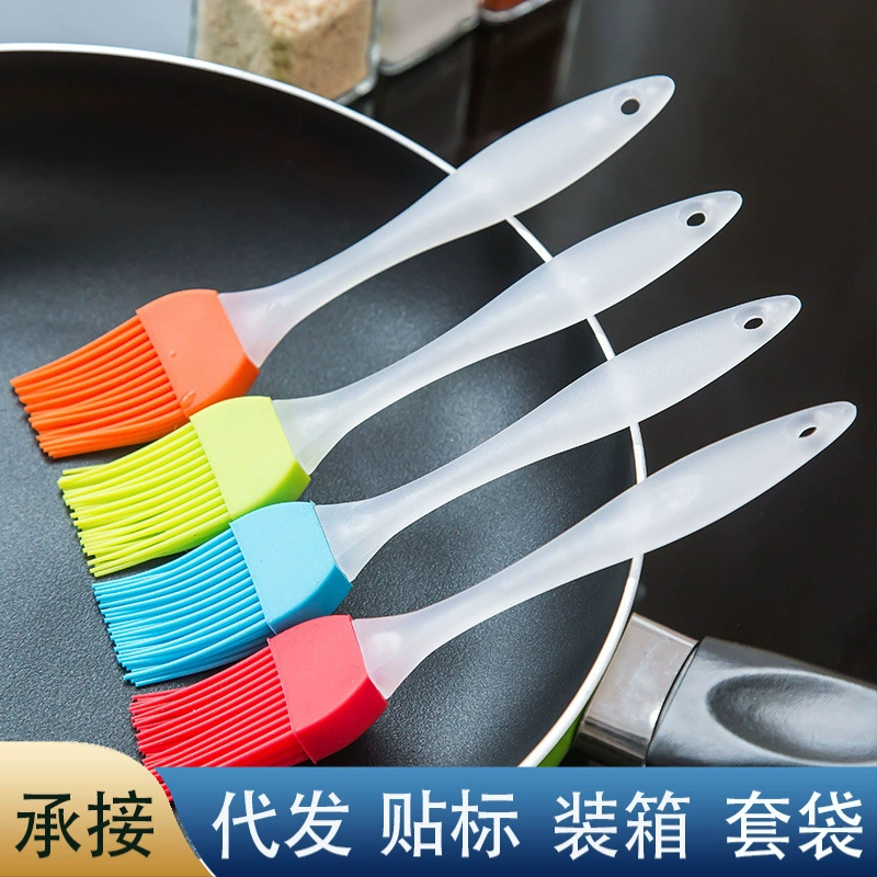 Масляная щетка Кухонный блин съедобный для выпечки маленький скребок для кистей бытовой термостойкий силиконовый масляный щетка для барбекю