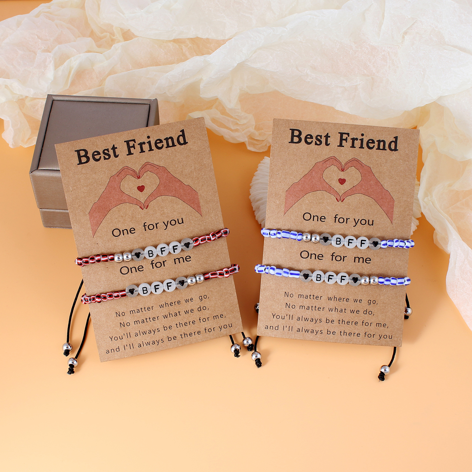 15g Weight Bracelets Classification 1 Pair Quantity Holiday Occasion Stainless Steel, Beaded Material Letter Pattern Unisex Gender Patchwork Design Fashion Style Fashion Letter Stainless Steel Beaded Patchwork Bracelets 1 Pair 3
