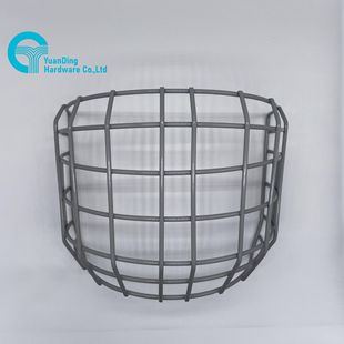Factory direct ice hockey helmet accessories iron wire mask powder spraying electrophoresis welding process iron wire process