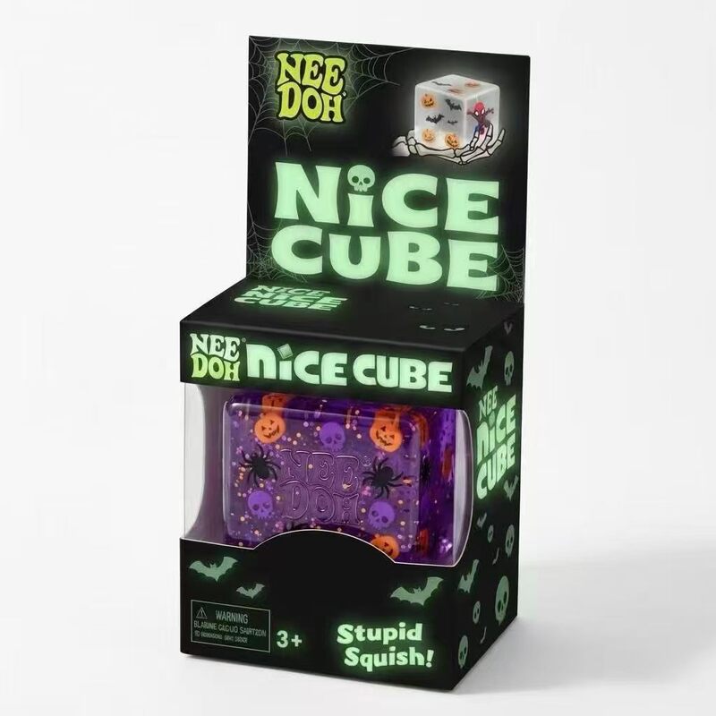 Cross-border new product: Needoh Halloween Ice Cube Squishy Toy, Maltose Slow-Rebound Quality Stress-Relief Sensory Toy Cross-border new product: Needoh Halloween Ice Cube Squishy Toy, Maltose Slow-Rebound Quality Stress-Relief Sensory Toy