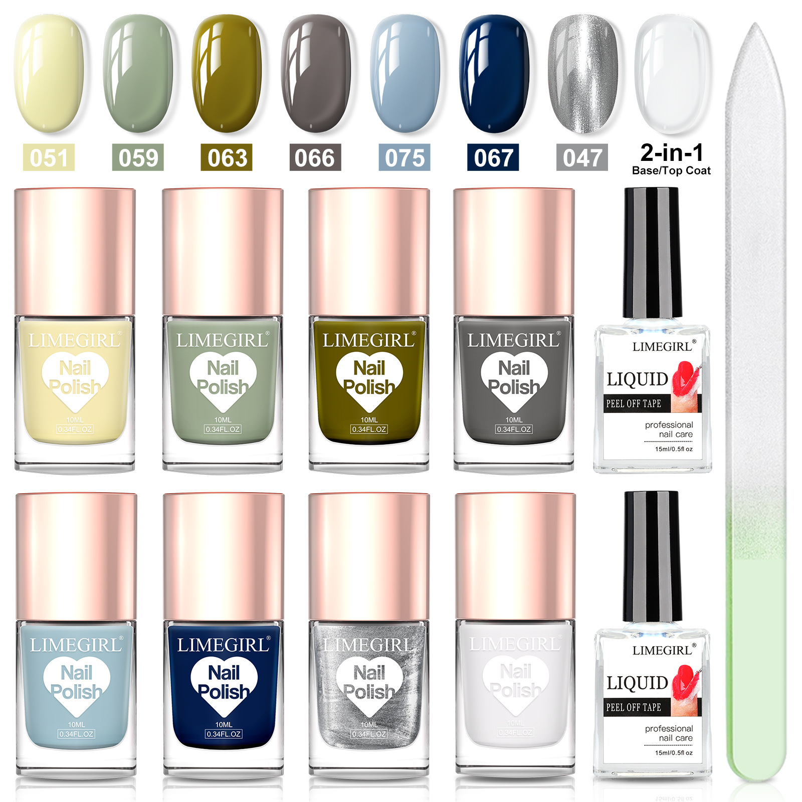 2025 nuevo salón de uñas transfronterizo especial color nude juego de pegamento de esmalte de uñas blanco esmalte de uñas rosa sin tostado duradero