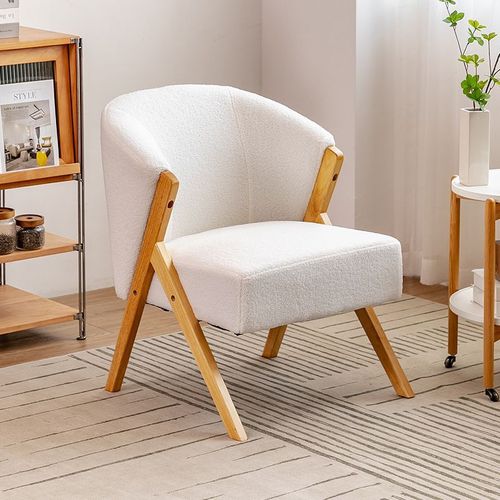 Nordic single sofa chair comfortable balcony coffee shop milk tea shop small apartment table chair set designer living room chair
