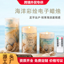 电子蜡烛灯 led仿真电子蜡遥控充电款氛围灯创意婚庆塑料蜡烛道具