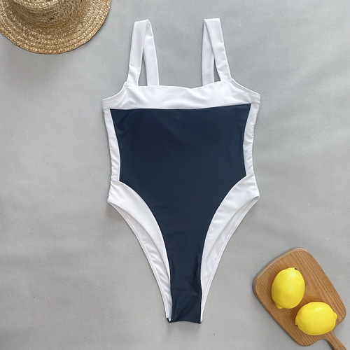 Women's one-piece swimsuit cross-border strapless European and American bikini 2024 new women's foreign trade swimsuit wholesale bikini