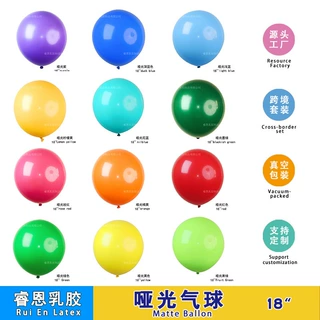 18寸亚光气球婚礼活动布置生日派对装饰婚房装饰正圆气球组装套装