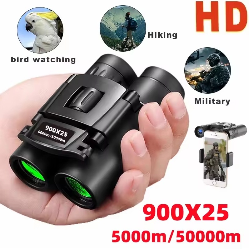 Directly Supplied from the Manufacturer, High-Magnification High-Definition Binoculars for Night Vision, Outdoor Travel, Mobile Phone Use, Concerts, and Cross-Border Long-Distance Observation