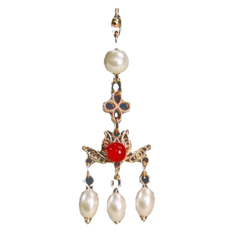 Ретро головной убор кисточка цепочка для бровей аксессуары для волос универсальные Hanfu Cheongsam головной убор кулон этнические аксессуары античный Супер Бессмертный