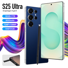 AliExpress S25 Ultra クロスボーダー スマート 5g 携帯電話 7.3 大画面 Android 16+1T 携帯電話元の工場価格