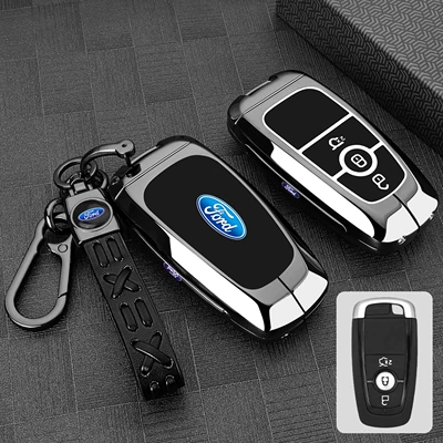 Suitable for 25 Ford Edge Static Rod/Key Bag - model-a-mondeo-gun-black-braided-rope-buckle