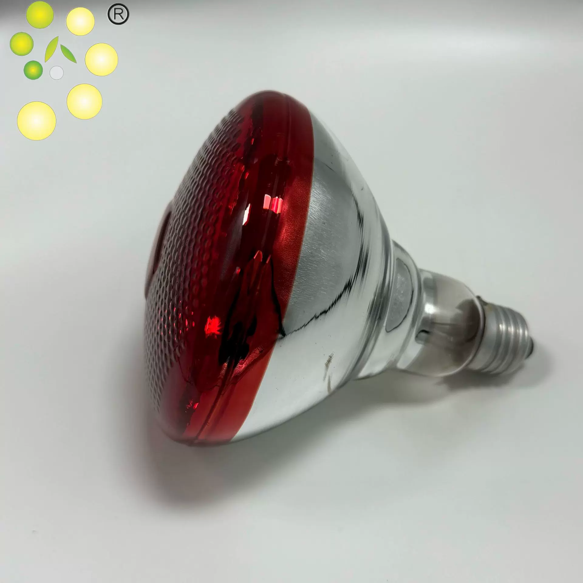 八零后养殖场专用保温灯 红外线灯泡麻面涂红110V 175W防水防爆