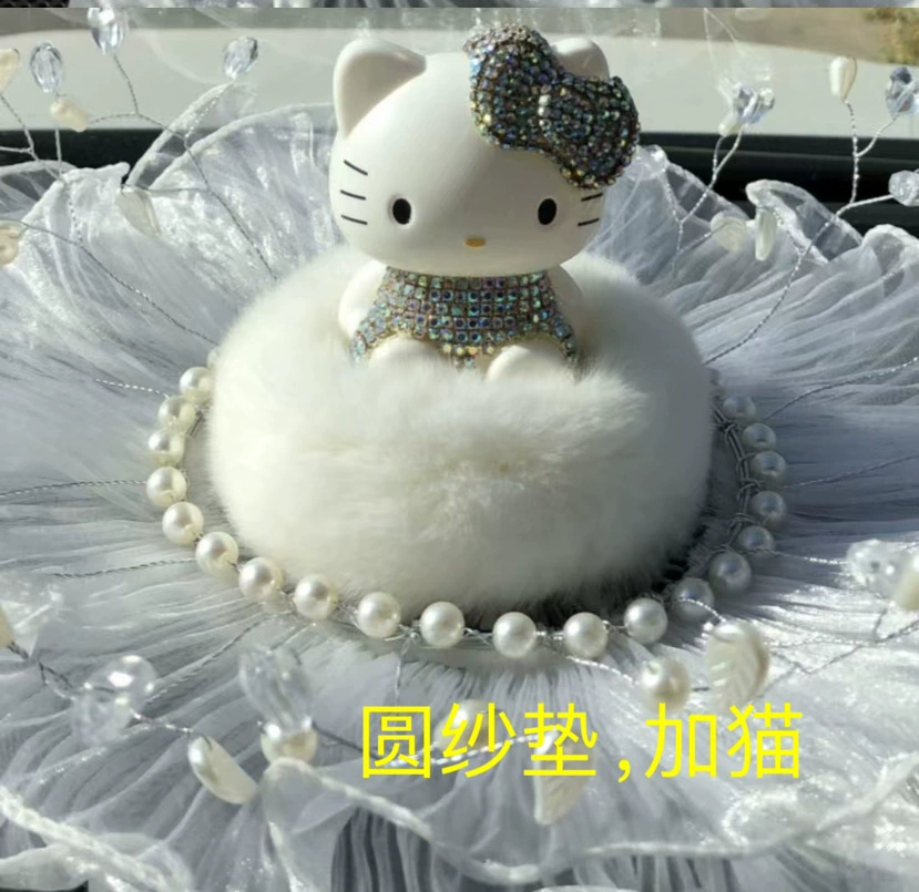 Ceramic perfume, decorations for auto, cat