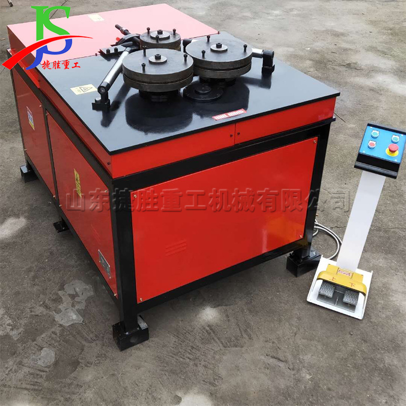 Máquina de laminación de hierro de ángulo de tipo 100 máquina de hierro de ángulo invertido horizontal hidráulica mesa plana bobina interior ángulo Brida de hierro que forma la máquina