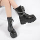 Foreign trade plus size cross-border Europe and the United States martin boots women 2024 autumn and winter new fashion platform cake bottom chain boots