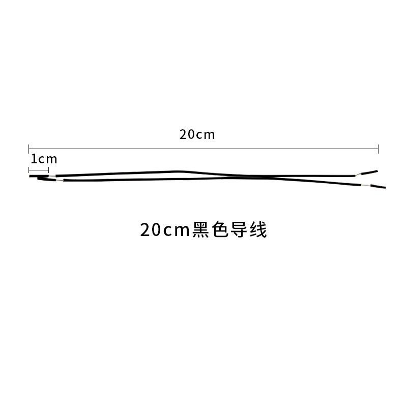 Cables conductores de doble extremo accesorios DIY para motores eléctricos y experimentos escolares