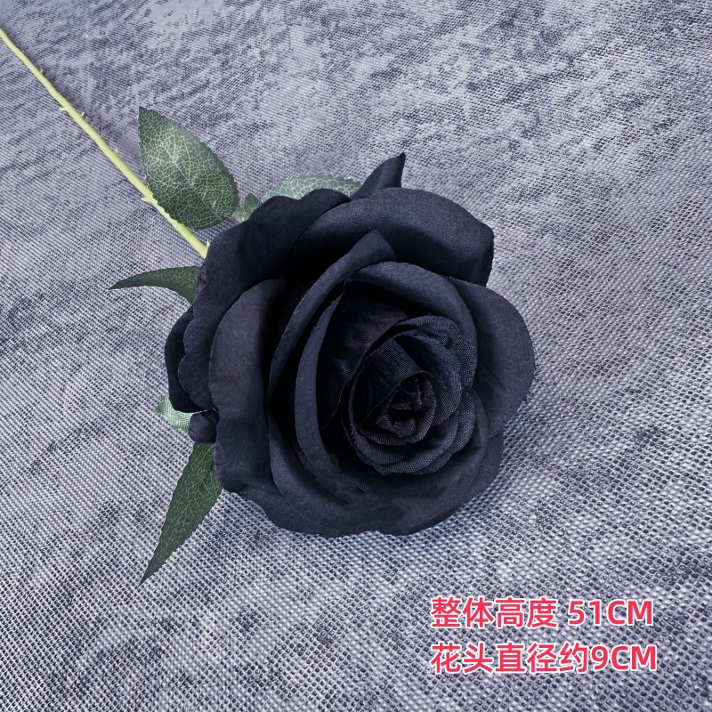 Rosa artificial sola sensación de múltiples cabezas rosa boda flor artificial sala de estar decoración tiro flor artificial flor de seda al por mayor