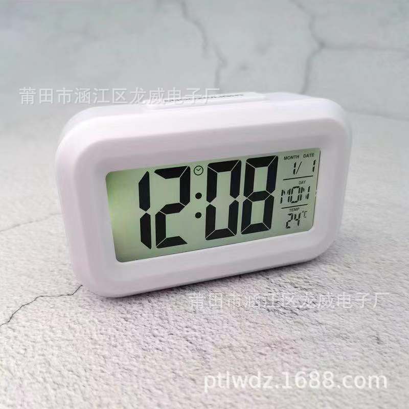 ins Mini LCD Smart Alarm Clock with Night Light Cute Student Alarm Clock [2108] pic 13