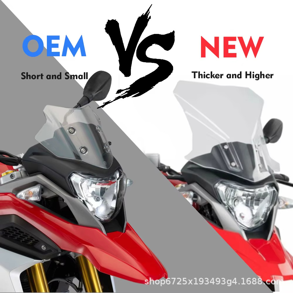 Suitable for Bmw G310Gs 17-25 Years Old Windshield Windshield Modification and Heightening Windshield Deflector
