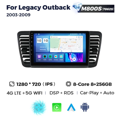 DVD Navigation: Outback/Lishi car navigation - m800s-8256-eight-core-all-netcom