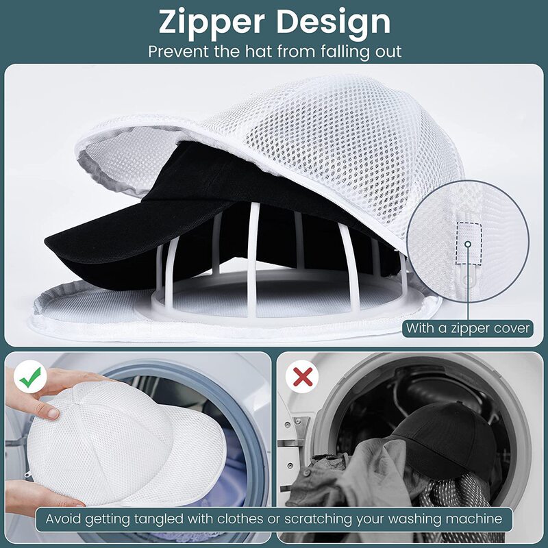 Cross border hot sale hat washer for washing machine baseball cap hat washer hat organizer washing hat rack
