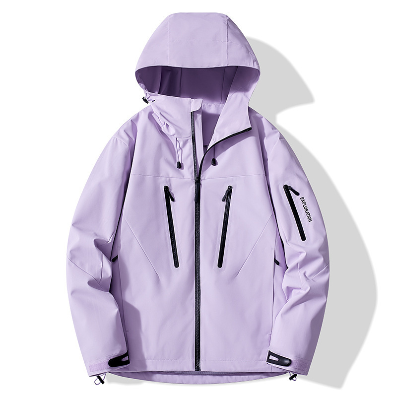 鳥家同型ジャケット、カスタムロゴ刺繍入り、3in1登山服、防風防水、裏起毛ジャケット、男女兼用|undefined