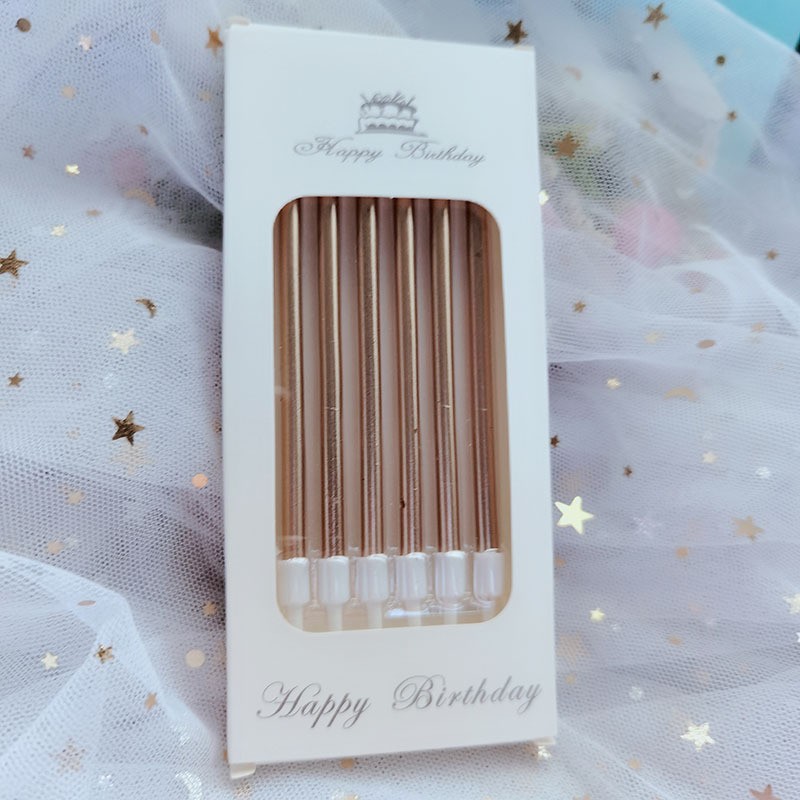 Celebridades de Internet decoración de pastel de cumpleaños vela curva hilo galvanizada de fiesta retro