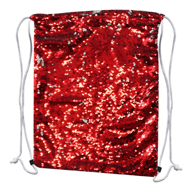 Transferencia Térmica de impresión bolsa cordón lentejuelas mágicas DIY creativo personalizado consumibles en blanco al por mayor