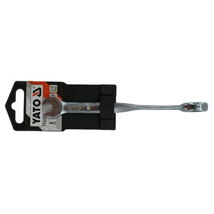 Yato X-Handle Dual-Purpose Quick-Release Wrench, Labor-Saving Crooked Handle Ratchet, Quick Plum Blossom Opening Double-Headed Plum Blossom Wrench