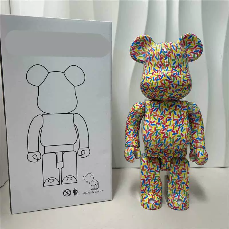 Bearbrick 400% Violent Xiong Fan Gogh — фигура «Подсолнух», кролик, звезда, луна, поверхностный трендовый дизайн