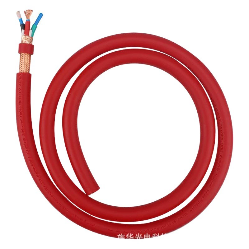 Бескислородный медный источник питания класса лихорадки Xangsane/Xiangshen, объемная линейная аудиолиния, чистая медь, DIY аудио провод