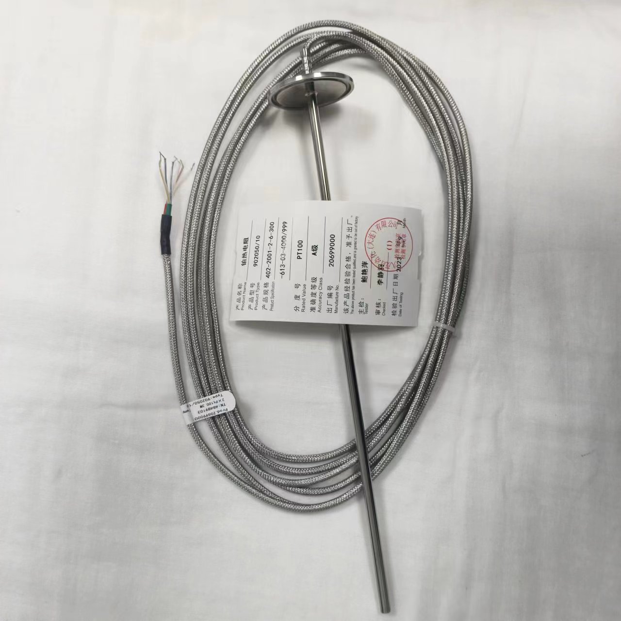 JUMO德国久茂PT100铂热电阻 刺入式温度探头902050/10系列卡盘