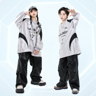 Street Dance Trendy Clothing for Kidsren and Boys, Street Suits, Performance Clothing for Boys, Hip-Hop, Girls, Jazz Dance Performance Clothing