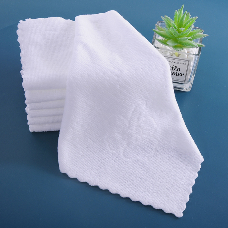 Cheap embossed small square towel disposable cleaning white square towel restaurant hotel hand towel dish towel napkin Rag Cheap embossed small square towel disposable cleaning white square towel restaurant hotel hand towel dish towel napkin Rag