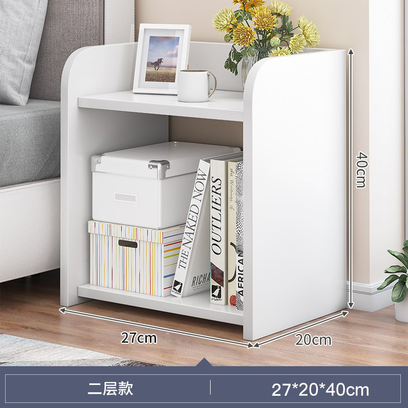 Mesa de cabecera de alquiler simple dormitorio doméstico de lujo mesa de cabecera pequeña con cajón armario