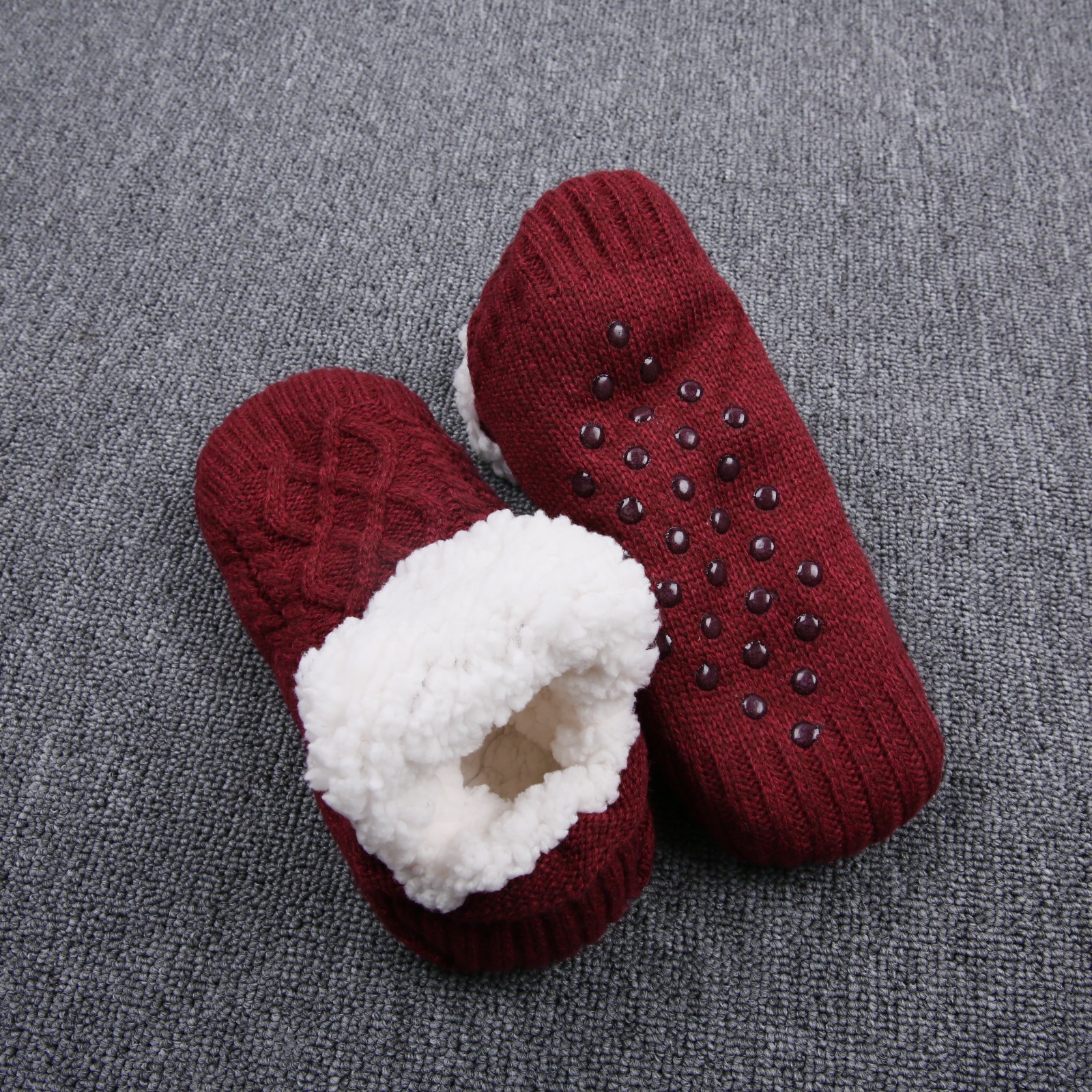 Bekleidungszubehör Bodensocken Socken plus dicke Samt-Wintersocken für Damen und Erwachsene, warme Indoor-Haussocken, Herrensocken, Überschuhe_voghion.com