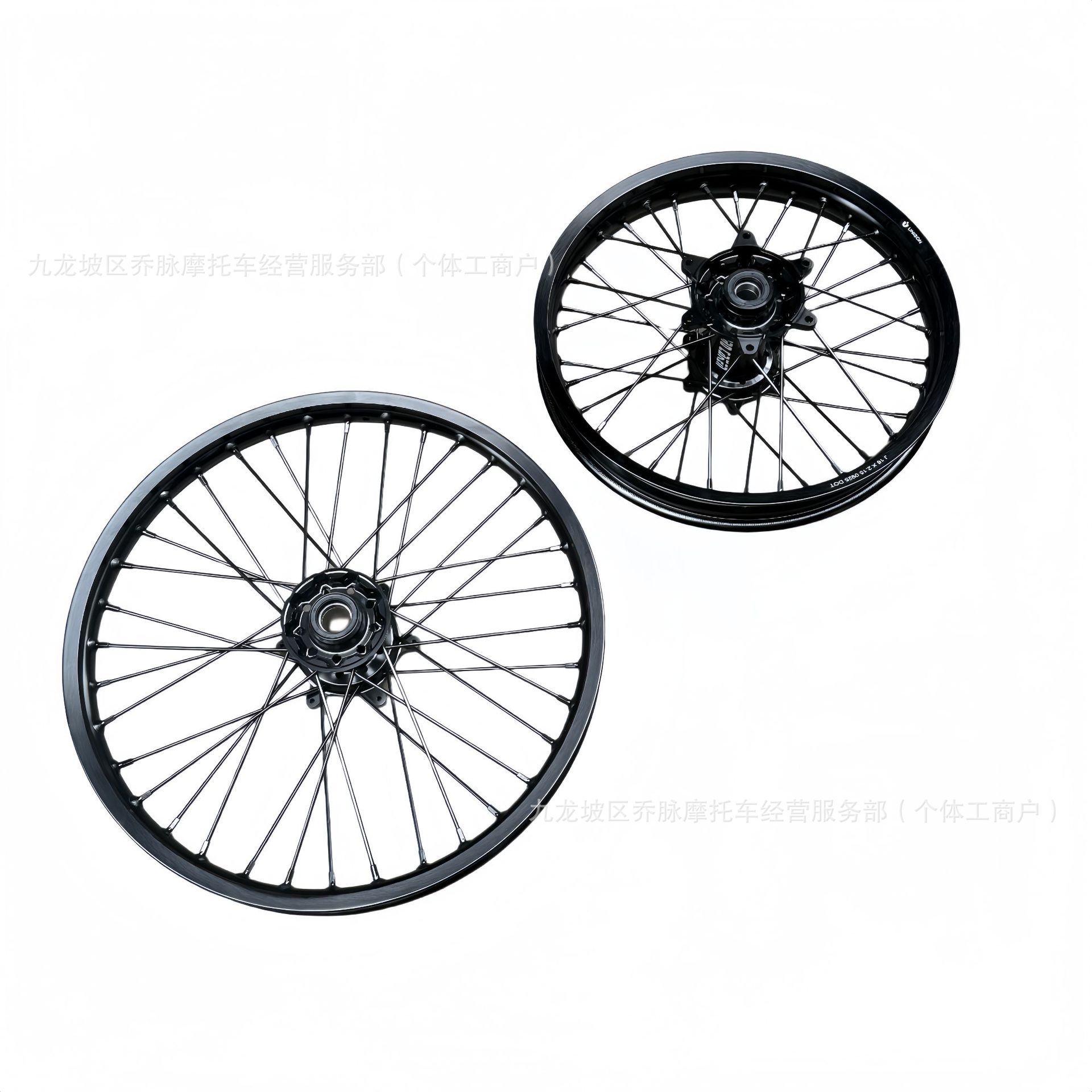 Suitable for KTM EXC250 300 modified front 1.60-21 and rear 2.15-18 wheel mesh assembly aluminum alloy wheel hub
