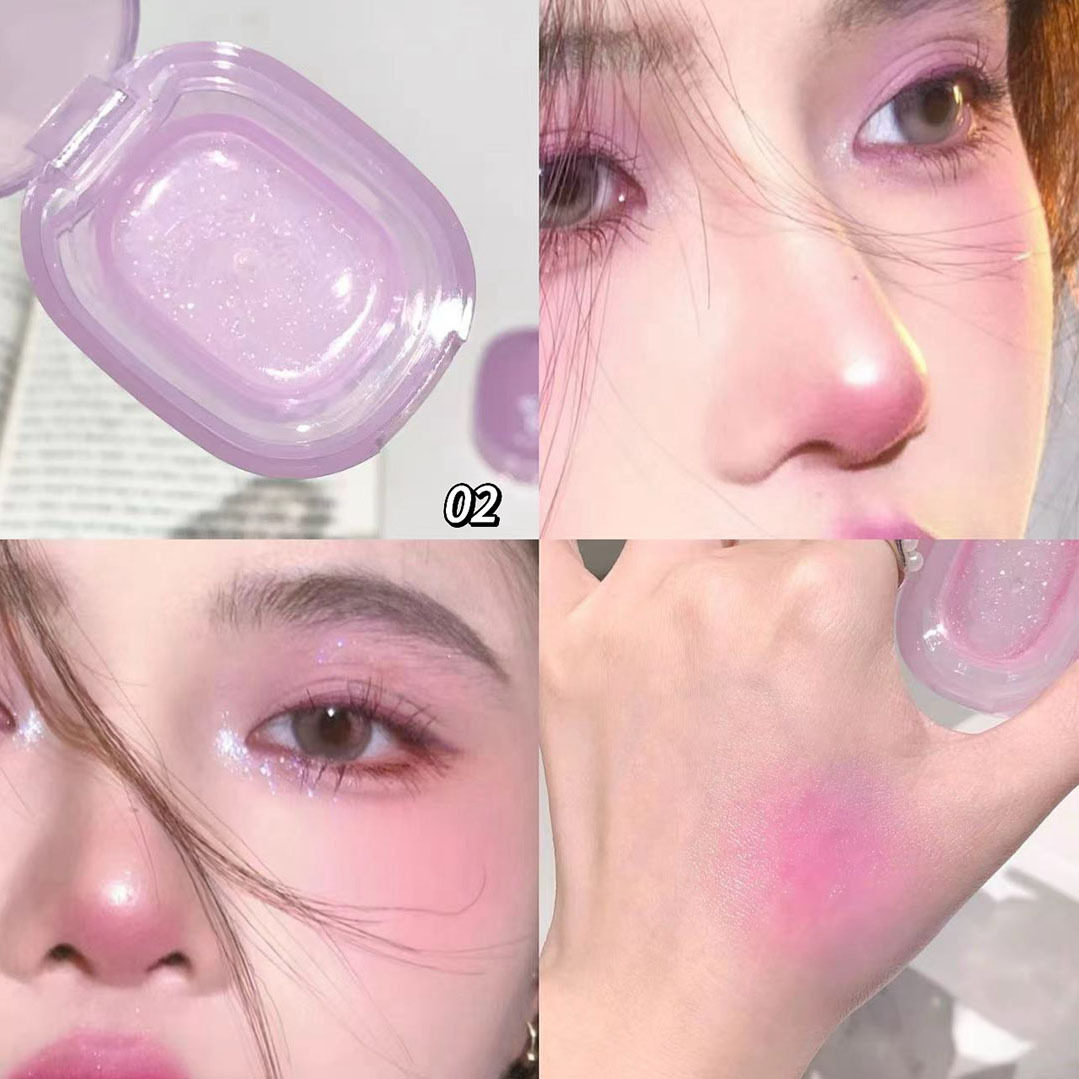 OUOII cachorro cielo estrellado blush natural barata blanqueamiento blush disco de maquillaje transfronterizo al por mayor