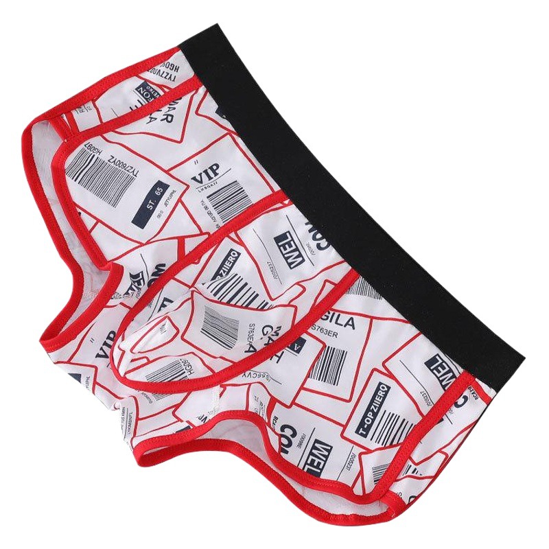Autumn and Winter New Cross-border Men's Cotton Boxer Briefs Breathable Cotton Mid-waist Double-layer Trendy Arloit Pants Boxer Pants