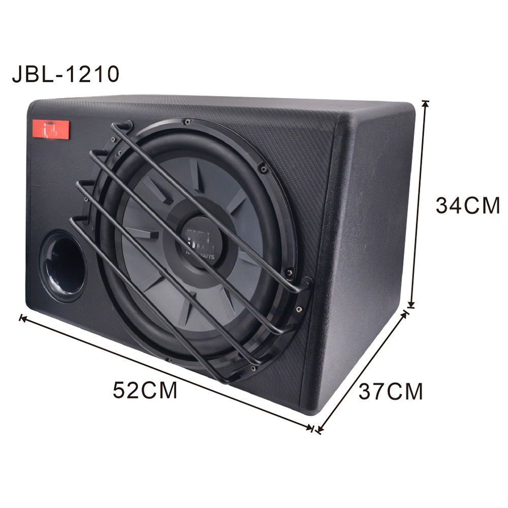 Manufacturer Wholesale High-Power Car 12V Speaker Modified Car Audio Active Trapezoidal Overweight 12inch Subwoofer